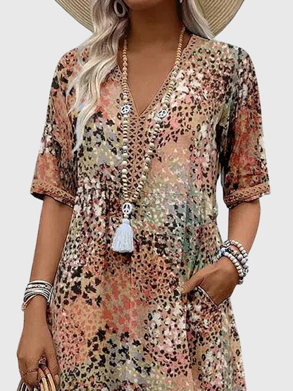 Elegant Garden Party Midi Dress
