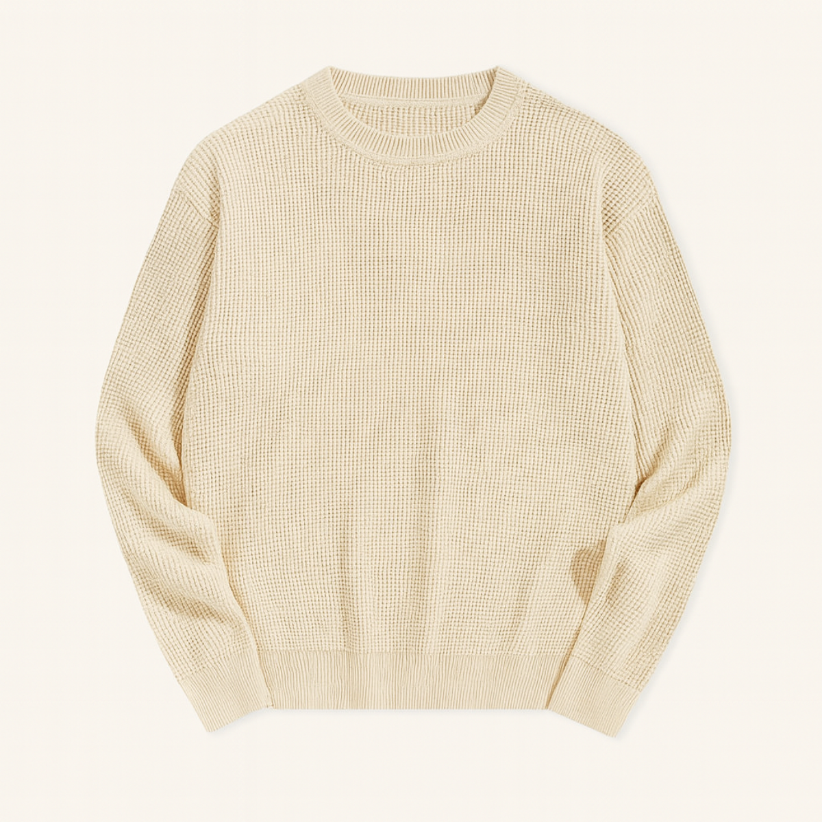 Classic Men's Soft Crew Neck Sweater - Vossary