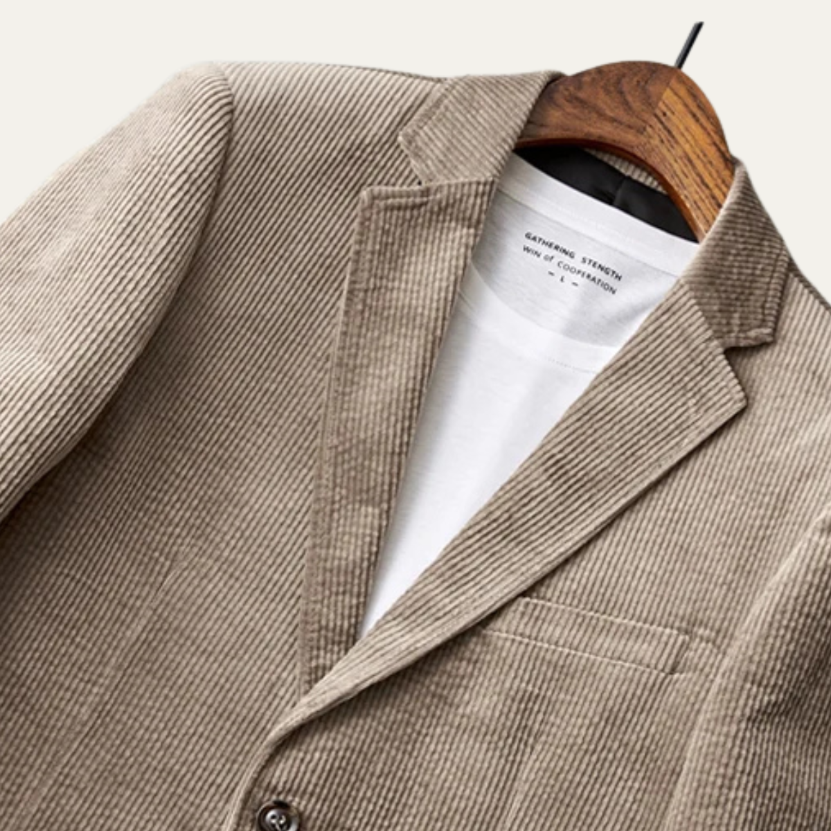 Classic Men's Cotton Blazer Jacket