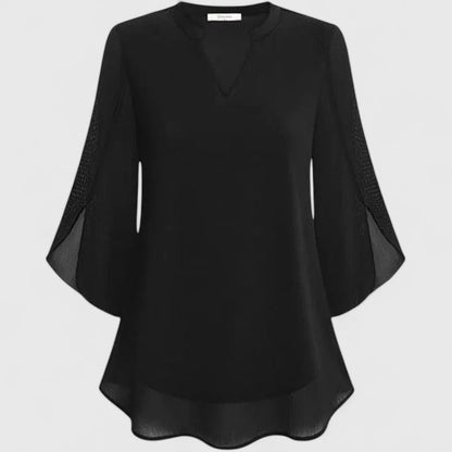 Elegant Women's Shirt for Work and Night Out - Vossary