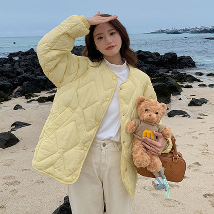Warm Women's Puffy Short Jacket