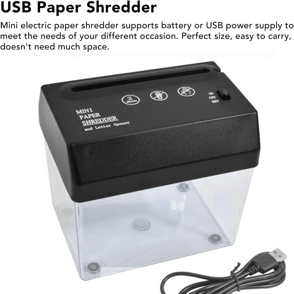 Small Office Paper Shredder - Fast and Quiet