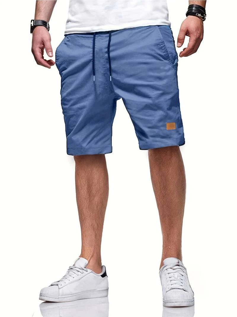 Elastic Waist Casual Shorts