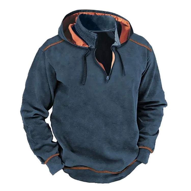 Casual Hoodie Sweatshirt for Men - Soft Cotton Blend