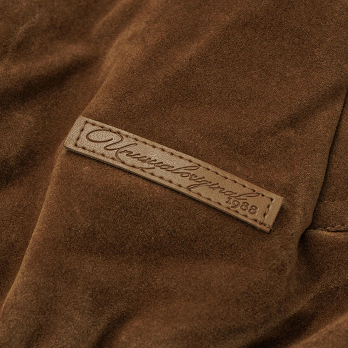 Classic Men's Suede Zipper Bomber Jacket