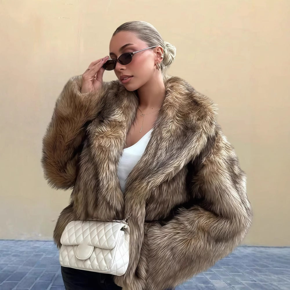 Premium Women's Faux Fur Winter Coat