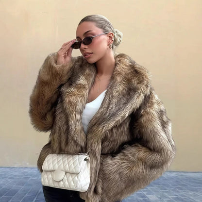 Premium Women's Faux Fur Winter Coat