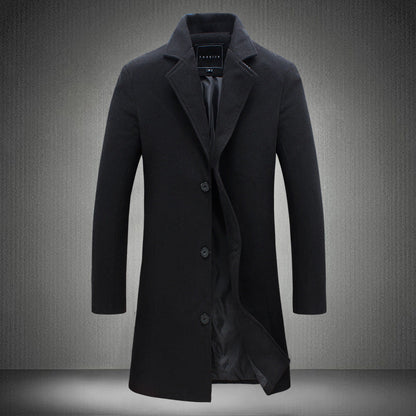 Classic Mens Wool Blend Coat