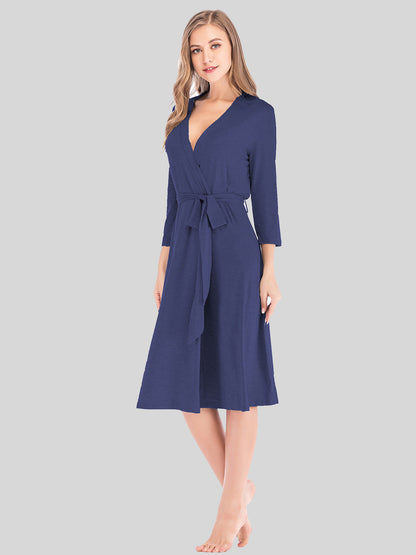 Low Cut V Neck Sleep Dress