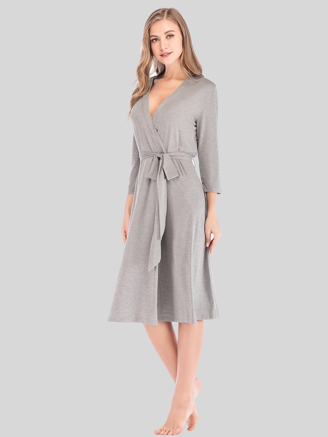 Low Cut V Neck Sleep Dress