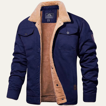 Thermal Insulated Mens Fleece Lined Winter Jacket