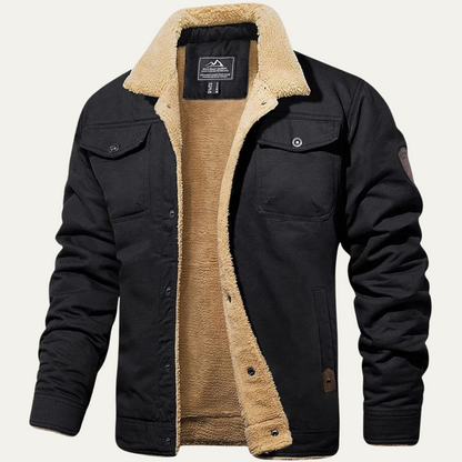 Thermal Insulated Mens Fleece Lined Winter Jacket