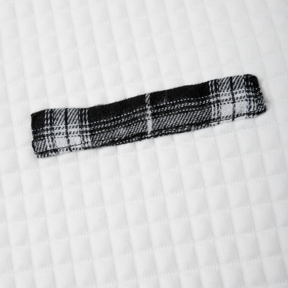 Rugged Plaid Crew Neck Button Men's Sweater