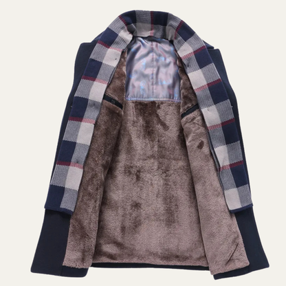 Classic Men's Wool Winter Overcoat