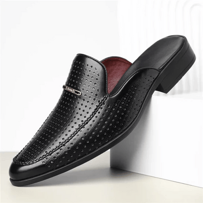 Authentic Leather Sandal Slides