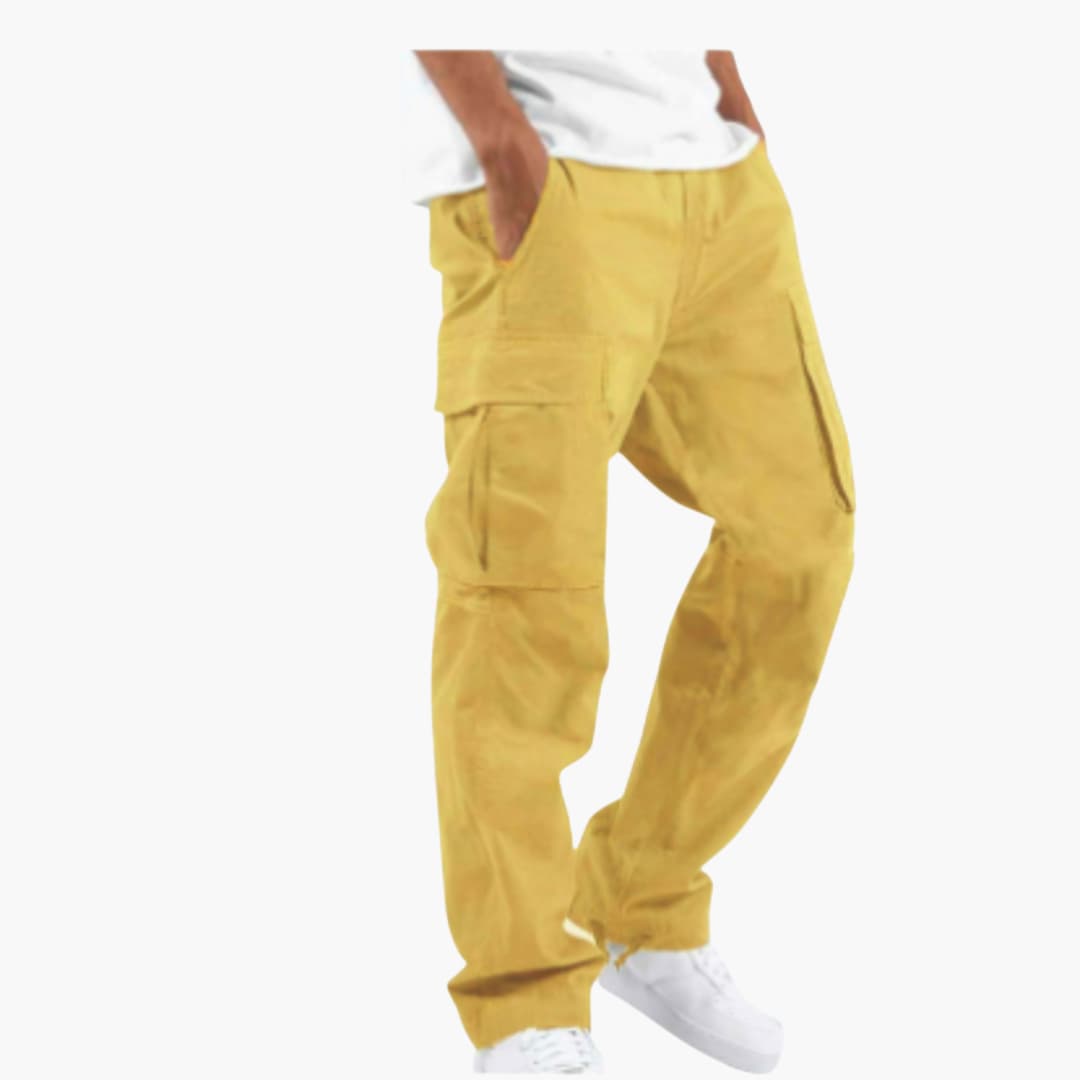 Relaxed Fit Cargo Pants with Large Pockets