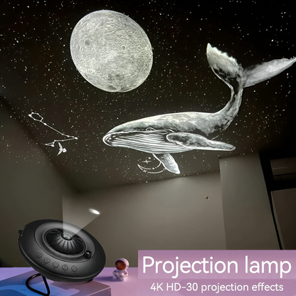 Cosmic Star Projector with Colorful Night Sky Effects