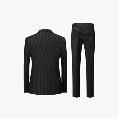 Classic Two Button Slim Fit Pinstripe Suit