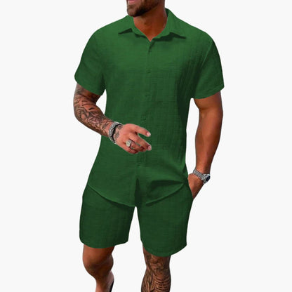 Comfortable Cotton 2-Piece Suit for Men