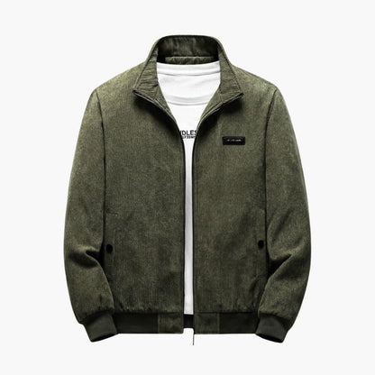 Warm Textured Zip Jacket for Men