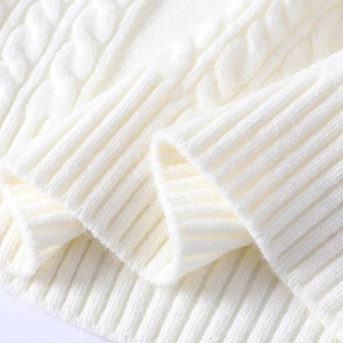 Cozy Mens Nordic Pattern Cable Knit Sweater