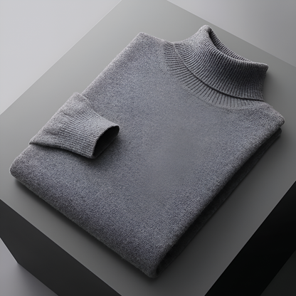 Luxury Soft Mens Wool Crew Neck Sweater