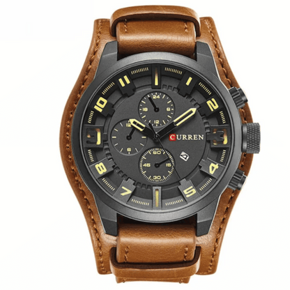 Luxury Leather Quartz Watch