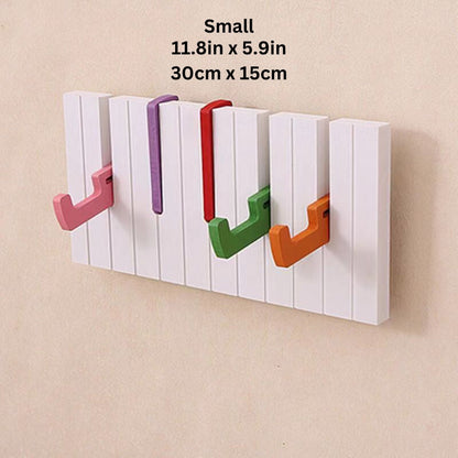 Musical Key Hook Coat Rack