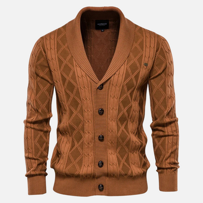 Classic Patterned Knit Sweater
