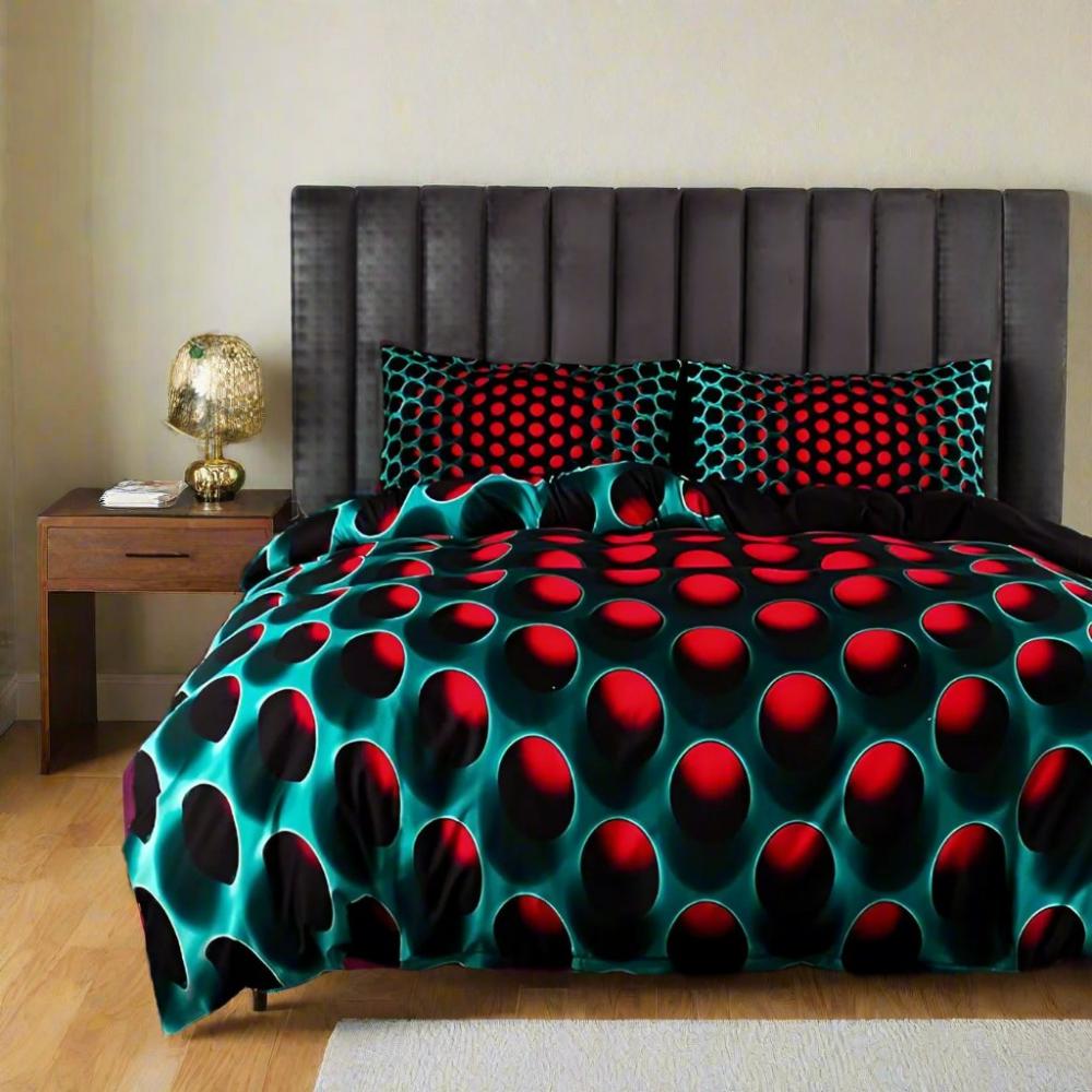Galaxy Pattern 3-Piece Bedding Set - Vossary