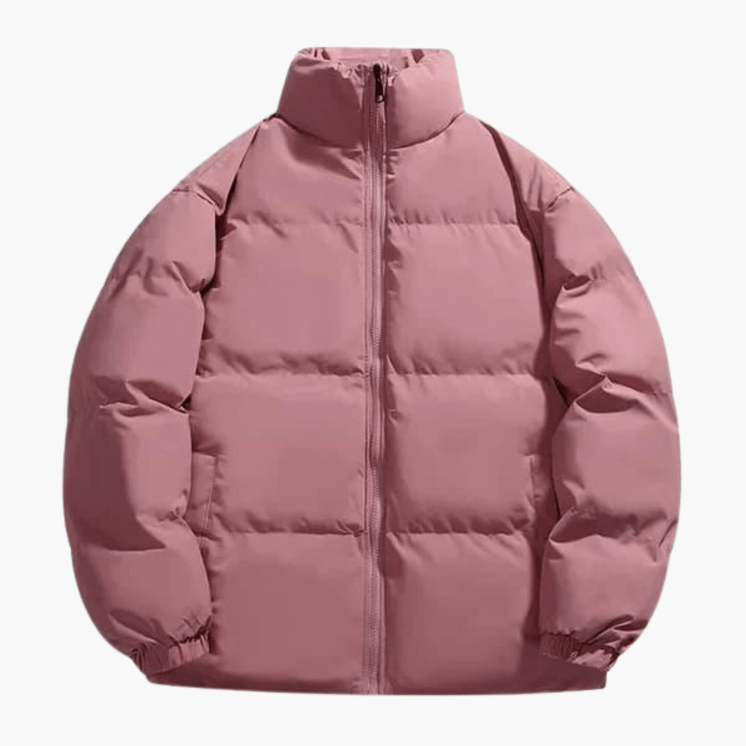 Warm Padded Men's Zip Up Parka Jacket