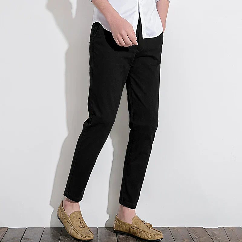 Mens Slim Fit Casual Chino Pants