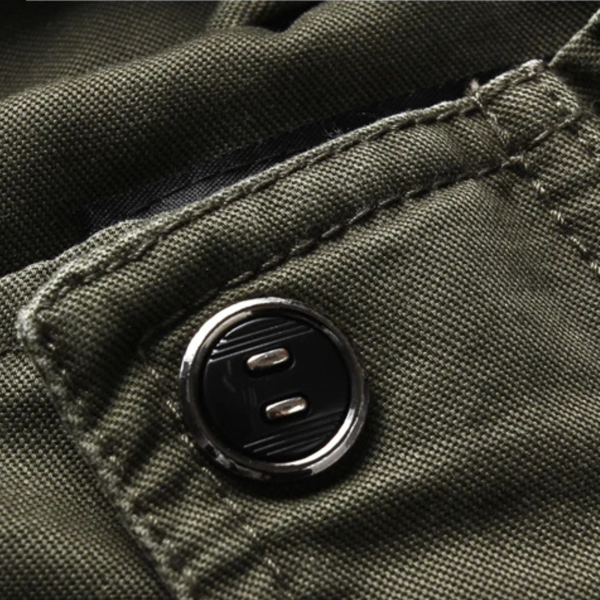 Rugged Men's Tactical Cargo Field Jacket