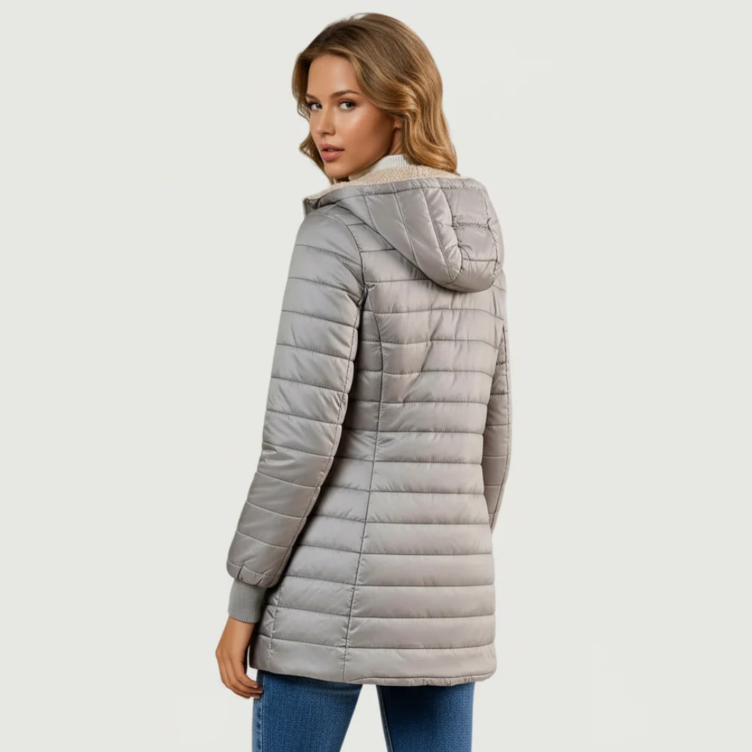 Warm Fleece Lined Winter Parka Coat