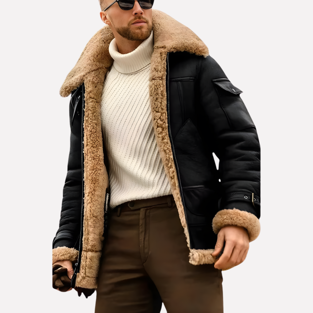 Classic Leather Pilot Jacket