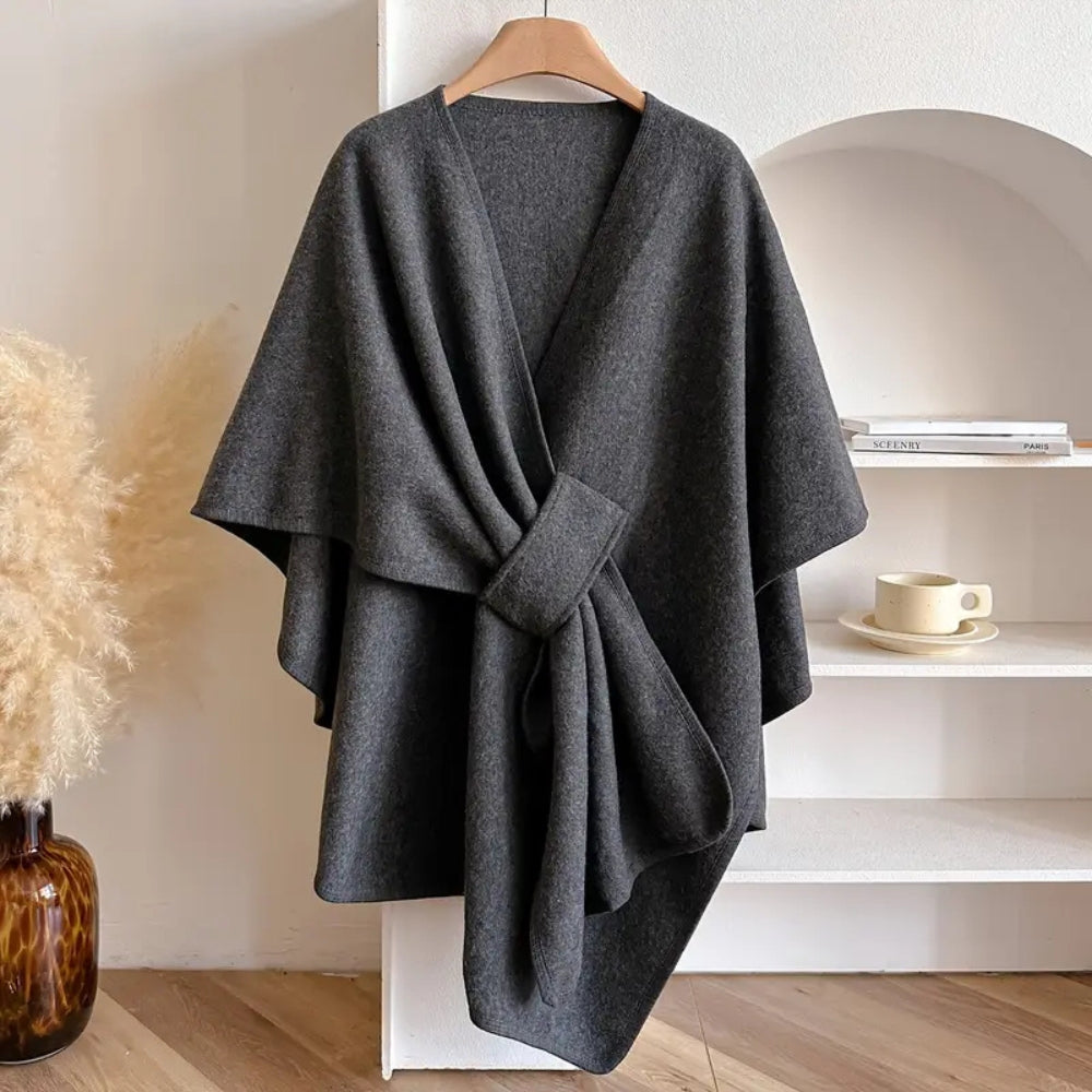 Soft Oversized Women's Wrap Poncho