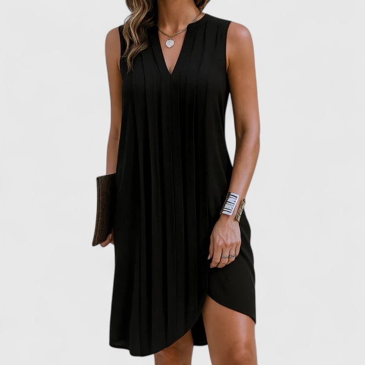 Chic V-Neckline Women's Dress - Vossary