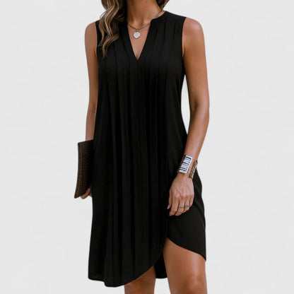 Chic V-Neckline Women's Dress - Vossary
