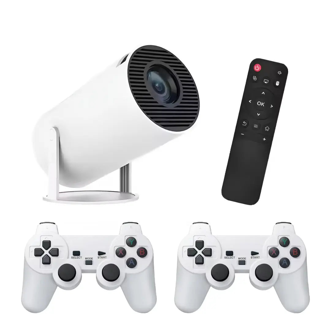 Wireless Home Cinema Gaming Projector - 130 Display - Luxicro