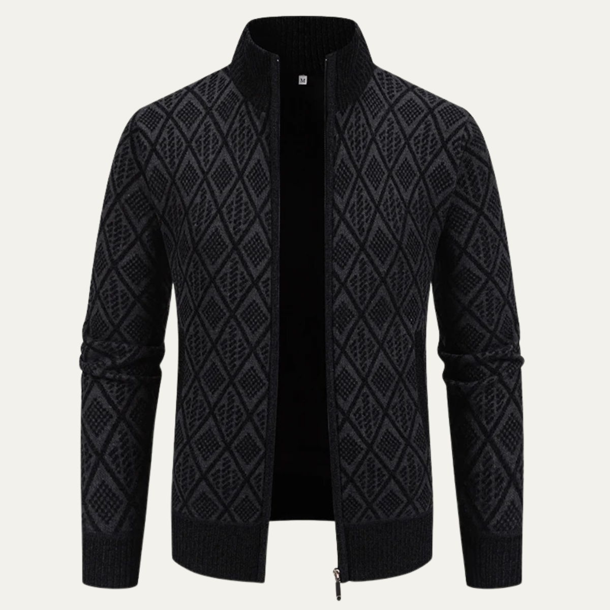 Stylish Men's Diamond Knit Blazer Jacket