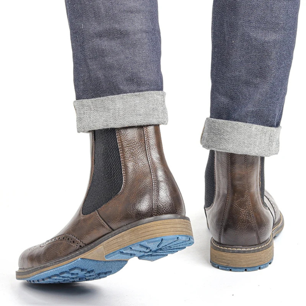 Timeless Men's Leather Ankle Boots