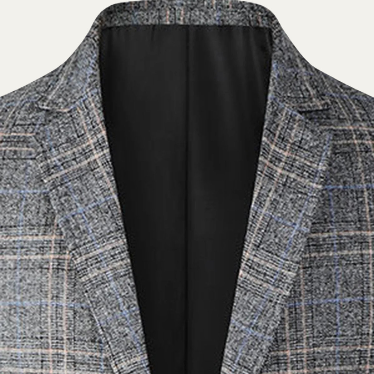 Stylish Men's Checked Slim Fit Blazer Jacket