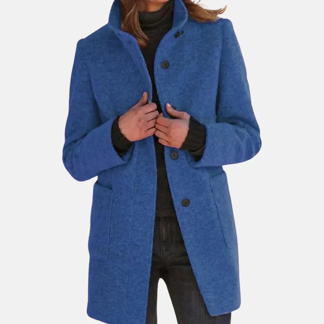 Classic Wool Overcoat with Elegant Style