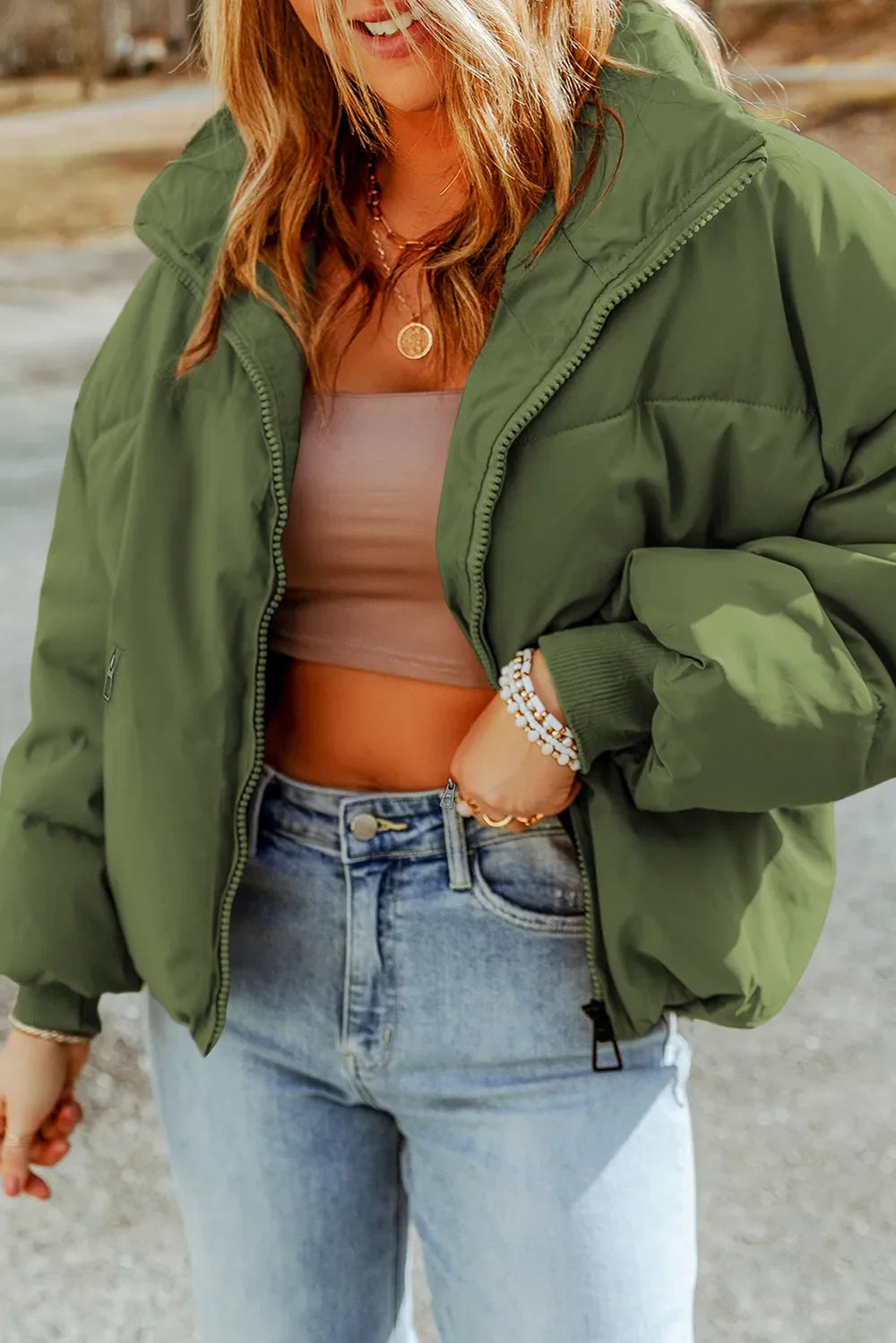 Waterproof Parka Jacket with Zip Pockets