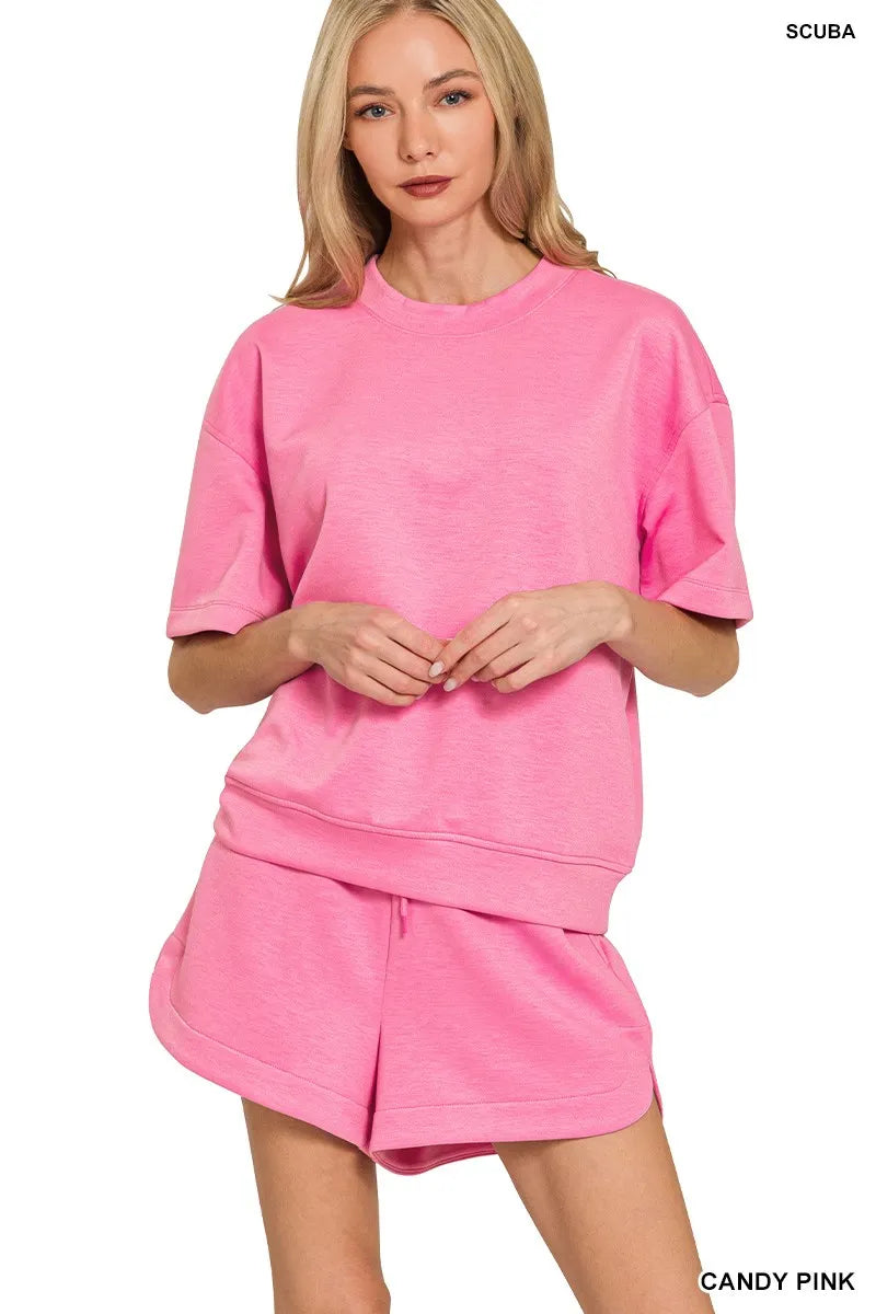 Relaxing Dive Short Sleeve Swim Set - EasyApparels