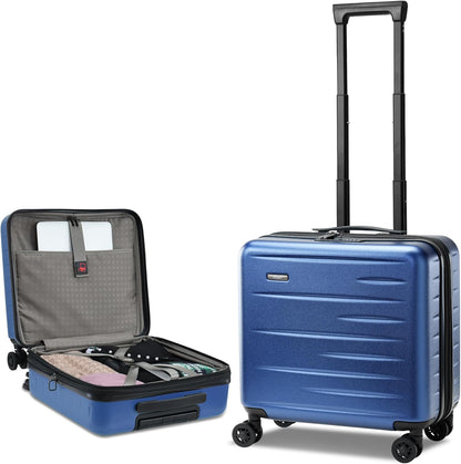 Durable Hardside Rolling Carry On with Pocket & Lock