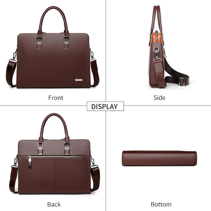 Premium Leather Executive Laptop Bag