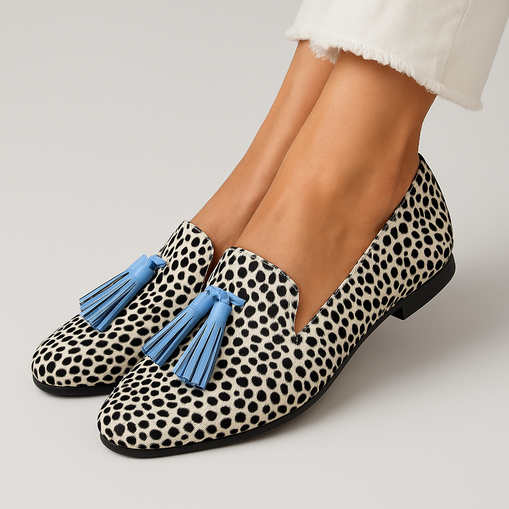 Fashion Tassel Slip On Loafers - Vossary