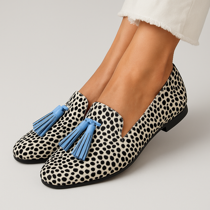 Fashion Tassel Slip On Loafers - Vossary