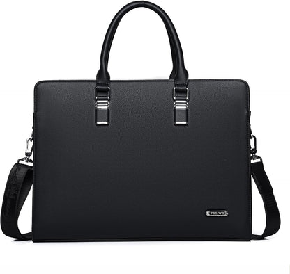 Premium Leather Executive Laptop Bag